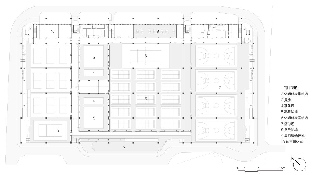 UAD·作品丨景物交融，人象共境——紹興文理學院風雨操場 (22).jpg